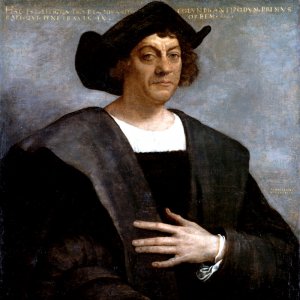 Cristoforo Colombo in un ritratto postumo del 1519