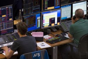 Two traders look at their screens as stocks plummeted following the British Brexit vote at the Euronext Amsterdam Stock Exchange, Netherlands, Friday, June 24, 2016. The British vote to leave the EU shook up financial markets around the globe on Monday, leading to sharp falls in stocks and the British pound. (ANSA/AP Photo/Peter Dejong)