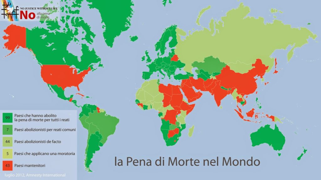 "Amnesty International" contro la pena di morte. Per "Amnesty International" è fondamentale raggiungere l’abolizione totale della pena capitale