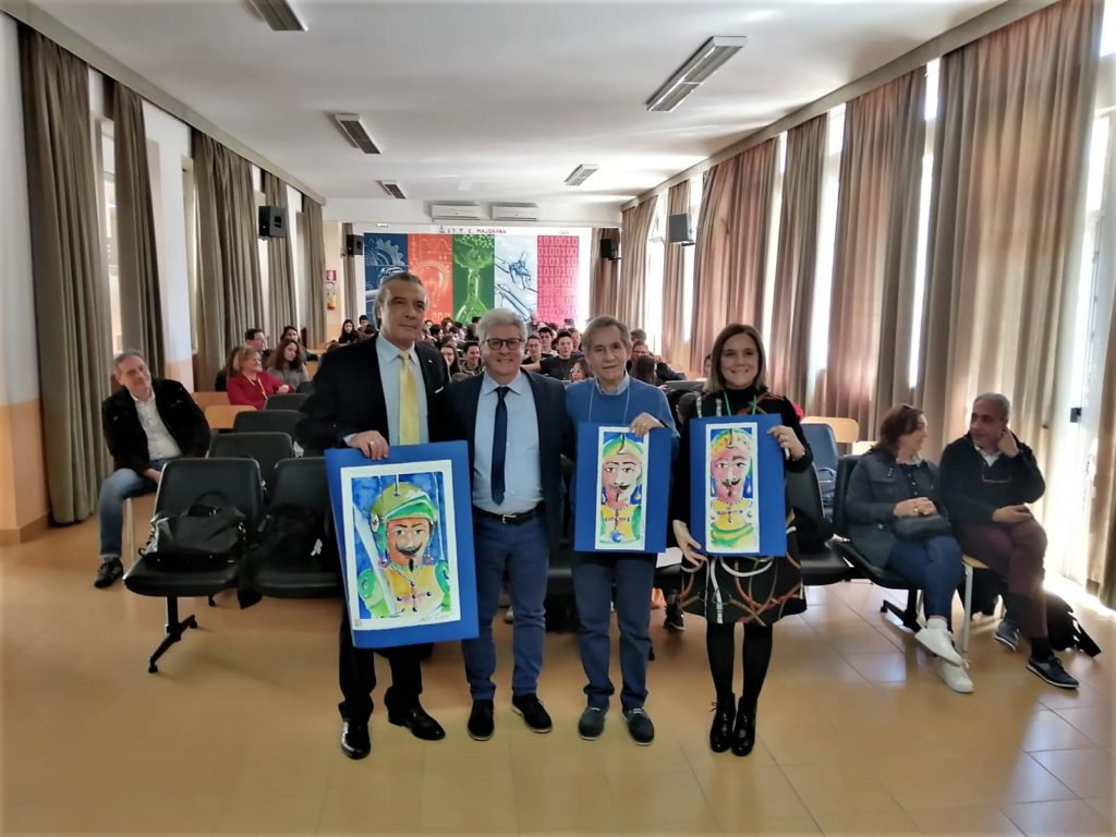 SALVO CURRO’ ARTISTA INCONTRA GLI ALUNNI DEL MAJORANA