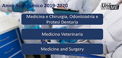 Pubblicati bandi per i test Medicina, Odontoiatria, Veterinaria e Medicine and Surgery