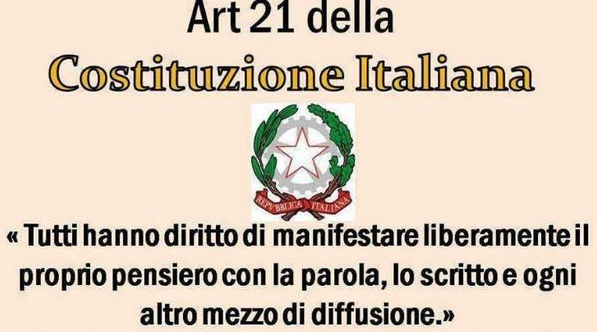 La libertà di pensiero è un diritto inalienabile dell’uomo